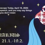 Aquarius Horoscope Today, April 16, 2026: Mars heats your speech, and you may say things you don’t mean
