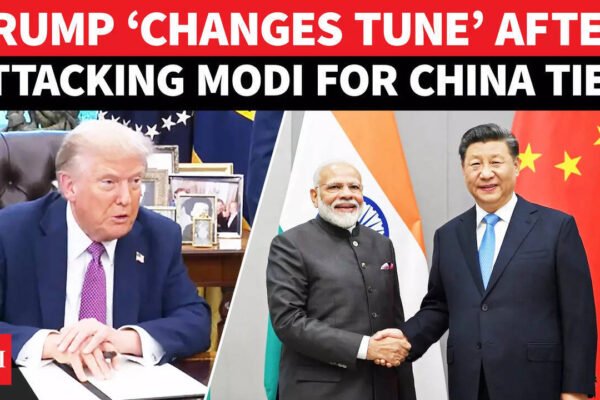 Trump’s Stunning U-TURN After Claiming US Lost India To China