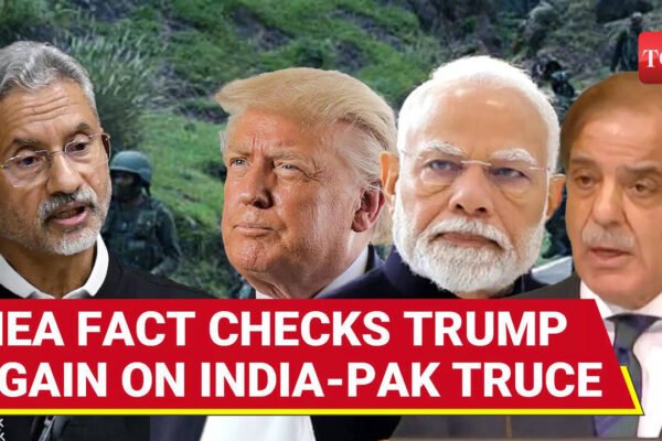 MEA Gives Trump Reality Check On MEDIATING India-Pak Ceasefire