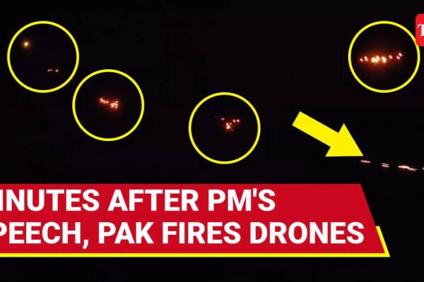 Pakistan Attacks India Moments After PM Modi's Ultimatum; Drones Destroyed Mid-air In J&K's Samba