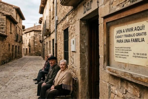 This Spanish village is offering free housing and jobs to survive, but there’s a catch |