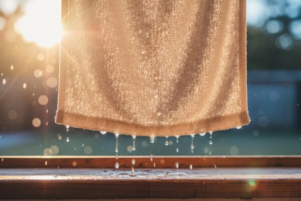 Wet towels over windows: A clever hack to beat the heat? |