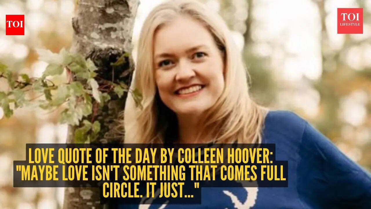 Colleen Hoover Quote: Love quote of the day by Colleen Hoover: "Maybe love isn't something that comes full circle. It just..."