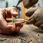 The clothespin guard: Your finger's best friend in the workshop |