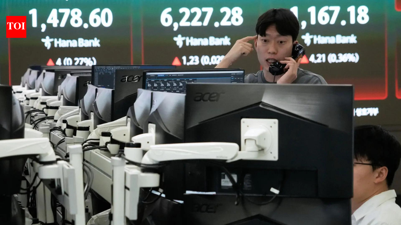 Asian Stocks: Asian stocks today: Stocks ease but set for weekly gains amid optimism on war de-escalation