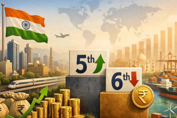 Explained: On way to 4th largest, how India slipped to 6th rank & what it means for 3rd largest economy dream