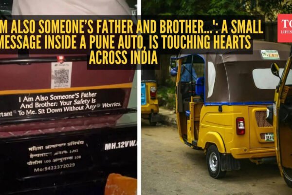 'I am also someone’s father and brother…': A small message inside a Pune auto, is touching hearts across India