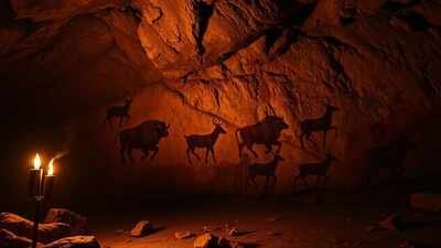 In 1940, four teenagers following a dog into a hillside opening discovered Ice Age paintings sealed for 17,000 years |