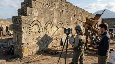 Ancient ‘Machine Gun’: Traces of legendary multi-shot weapon found in Pompeii | World News