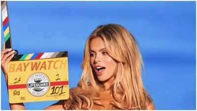 Brooks Nader: ‘That's my new personality’: Brooks Nader reveals how she’s embracing the iconic ‘Baywatch’ slo-mo run for reboot |