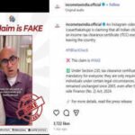 Influencer’s claim that “Indians will have to get Income-Tax Clearance Certificate every time they travel internationally”; this is what Income Tax Department has to say |