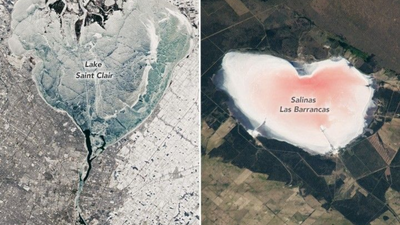 Gigantic “pink heart” spotted in Argentina by NASA from the international space station; though it isn’t romantic | World News