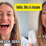 “This is insane!” American woman shocked and surprised by a simple experience so common in India