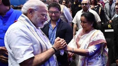 PM Narendra Modi pays tribute to Asha Bhosle, deeply saddened by her demise: 'Will cherish the interactions I’ve had with her' | Hindi Movie News