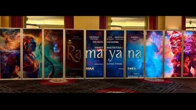 CinemaCon 2026: ‘Ramayana’ posters of Ranbir Kapoor's Rama and Yash's Ravana debut alongside ‘The Odyssey’, ‘Dune 3’, ‘Avengers: Doomsday’; film to have private showcase - PICS |