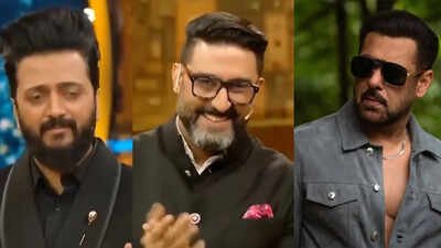 Riteish Deshmukh confirms Salman Khan's role in 'Raja Shivaji', Abhishek Bachchan's reaction goes viral - WATCH VIDEO |