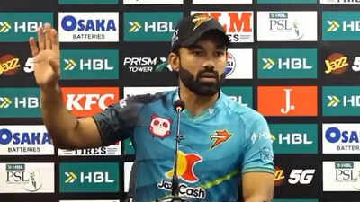 'I don't deserve a place in Pakistan team': Pakistan star Mohammad Rizwan's shocking admission after PSL slump - Watch | Cricket News