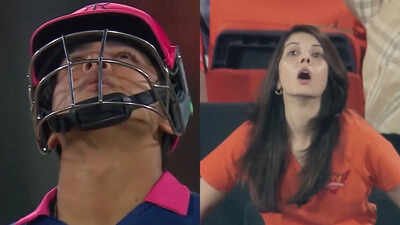 IPL 2026: Vaibhav Sooryavanshi falls for golden duck; Kavya Maran's wild celebration goes viral - WATCH | Cricket News