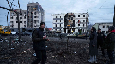 Russia Drone Attack: Shattered windows, buildings, cars on fire: Russia rains 31 missiles, 636 drones on Ukraine, killing 14
