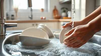 Why your 'squeaky clean' hand-washed dishes might not be clean at all |