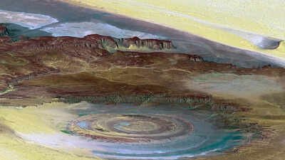 NASA keeps watching this giant 'eye' in the Sahara from space but it has a surprising earthly origin |