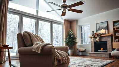 The simple switch on your ceiling fan that could lower your winter heating bill |