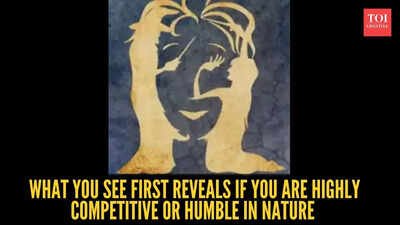 Optical illusion personality test: Woman's face or two witches? What you see first reveals if you are highly competitive or humble in nature |