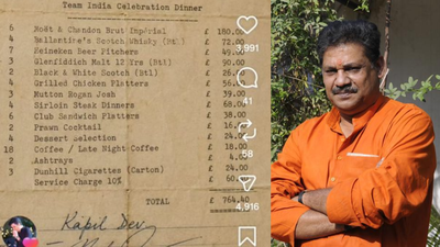 Kirti Azad debunks viral 1983 World Cup winning party bill, calls it 'fake' | Cricket News