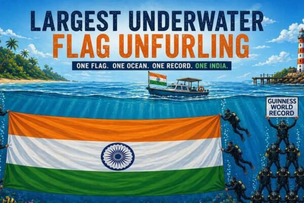 Largest underwater flag and human stack in Andaman set to break Guinness World Record at Swaraj Dweep; here’s what travellers need to know |