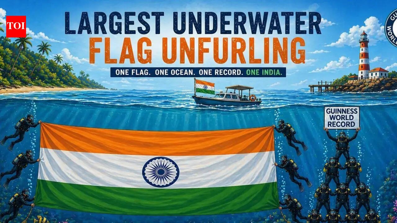 Largest underwater flag and human stack in Andaman set to break Guinness World Record at Swaraj Dweep; here’s what travellers need to know |