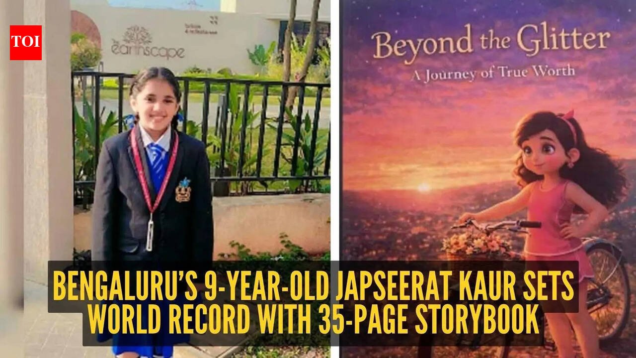 Bengaluru’s 9-year-old Japseerat Kaur sets world record with 35-page storybook