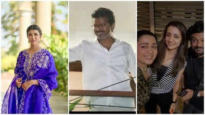 Charmme Kaur calls Trisha Krishnan a ‘lucky mascot’ as Vijay wins Tamil Nadu elections; Lakshmi Manchu calls for ‘double celebrations’ | Tamil Movie News