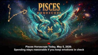 Pisces Horoscope Today, May 5, 2026: Spending stays reasonable if you keep emotions in check