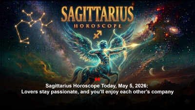 Sagittarius Horoscope Today, May 5, 2026: Lovers stay passionate, and you’ll enjoy each other’s company
