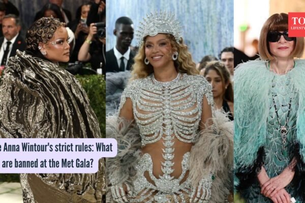 What items are banned at the MET Gala?