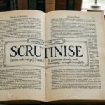 Word of the day: Scrutinise |