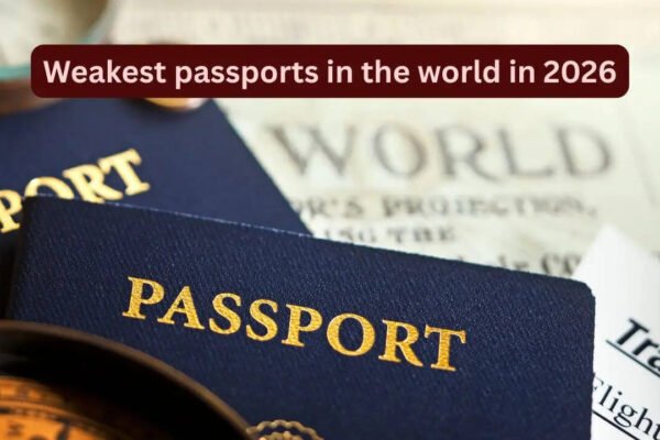 10 weakest passports in the world in 2026; what limited visa-free access means for travellers