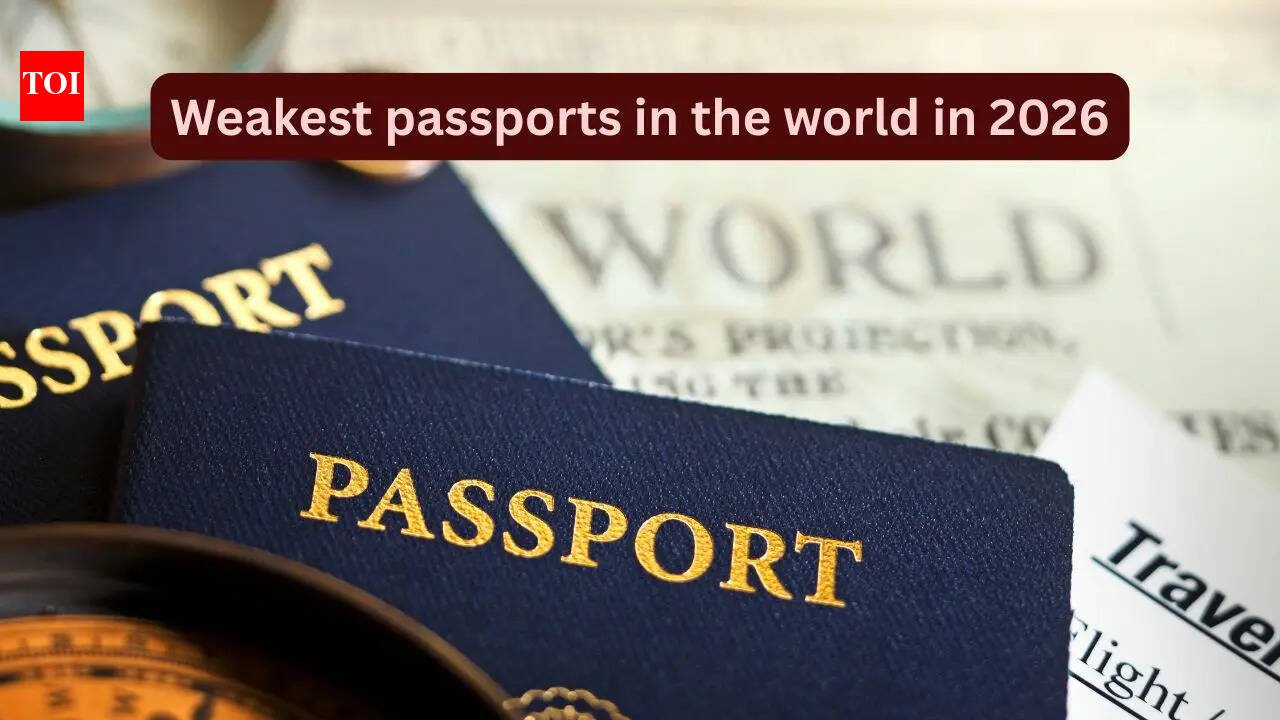 10 weakest passports in the world in 2026; what limited visa-free access means for travellers