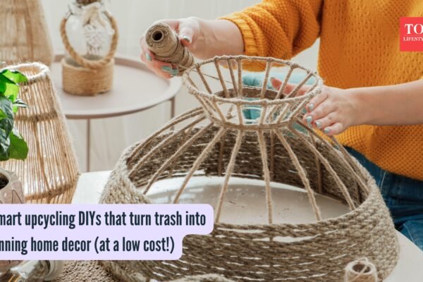 5 smart upcycling DIYs that turn trash into stunning home decor (at a low cost!)