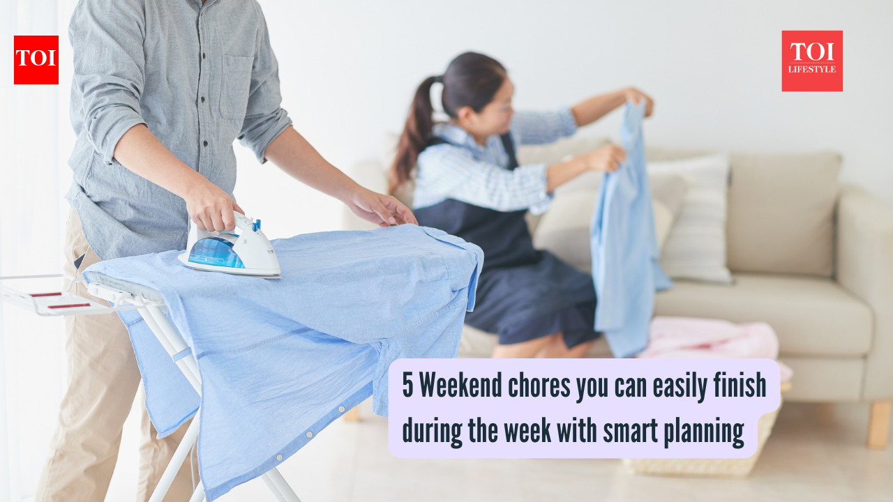 5 Weekend chores you can easily finish during the week with smart planning