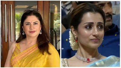 Kunickaa Sadanand defends Trisha Krishnan amid trolling over emotional moment at Thalapathy Vijay’s swearing-in ceremony |