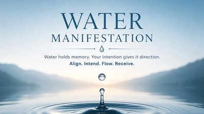 Affirmations to say during water manifestation