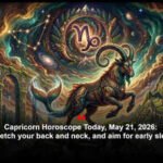 Capricorn Horoscope Today, May 21, 2026: Stretch your back and neck, and aim for early sleep
