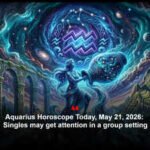 Aquarius Horoscope Today, May 21, 2026: Singles may get attention in a group setting