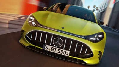 2026 Mercedes-AMG GT 4-Door revealed: Electric beast gets fake V8 roar!