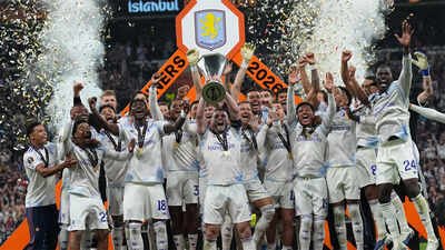 Prince William, Tom Hanks celebrate as Aston Villa end 30-year trophy drought with Europa League glory | Football News