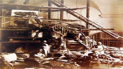 In 1878, coal miners struck a glittering seam of "fool's gold" and unearthed a massive dinosaur graveyard |
