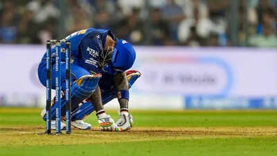 Tough IPL season gets tougher for Suryakumar Yadav: Star MI batter dismissed for first-ball duck vs RCB | Cricket News