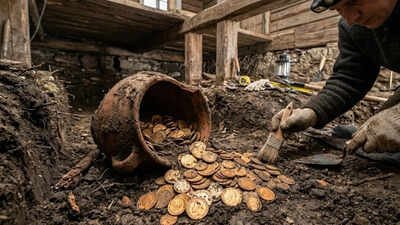 Russian Gold Coins Discovery: Buried for a century: 409 gold coins discovered under a Russian home, but the owner is still unknown | World News