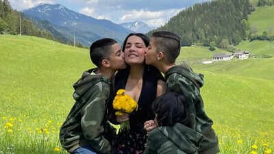 Celina Jaitly says her sons have been sent to an undisclosed location, she's blocked on whatsapp, calls amidst divorce proceedings: 'Obstruction of communication' |